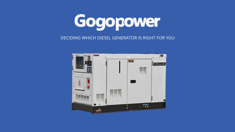 Deciding Which Diesel Generator Is Best For You - Gogopower UK