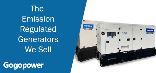 The Emission Regulated Generators We Sell