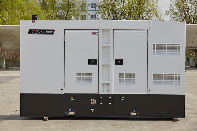 200KVA Potise Diesel Generator Set Soundproof 400V, 3Phase: DT200C5S-EU Front