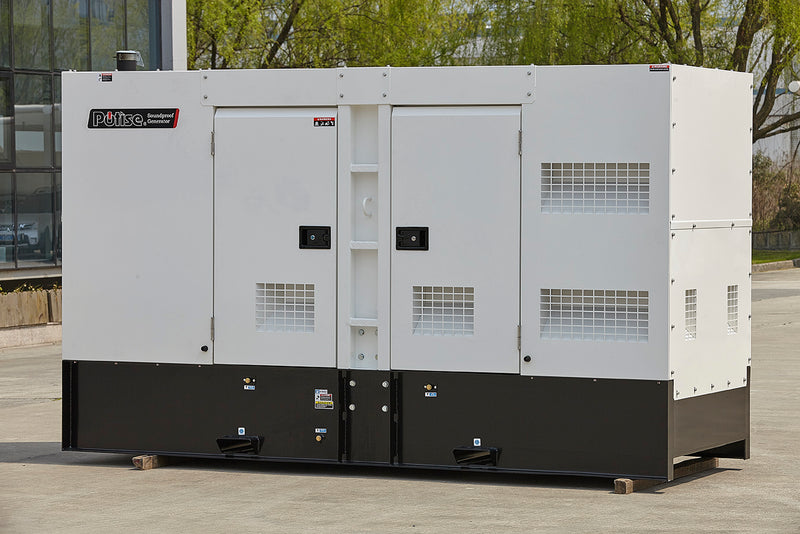 200KVA Potise Diesel Generator Set Soundproof 400V, 3Phase: DT200C5S-EU Side