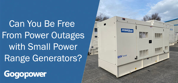Can you be free from power outages with small power-range diesel gensets?