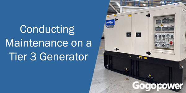 Conducting Maintenance on a Tier 3 Generator