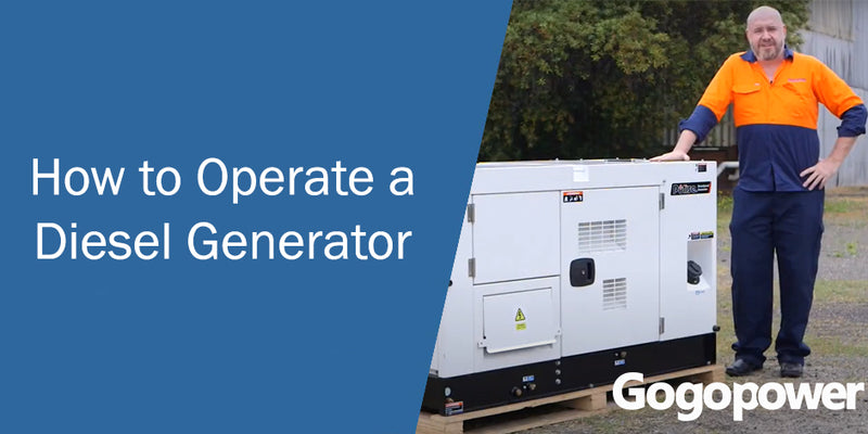 How to operate a diesel generator