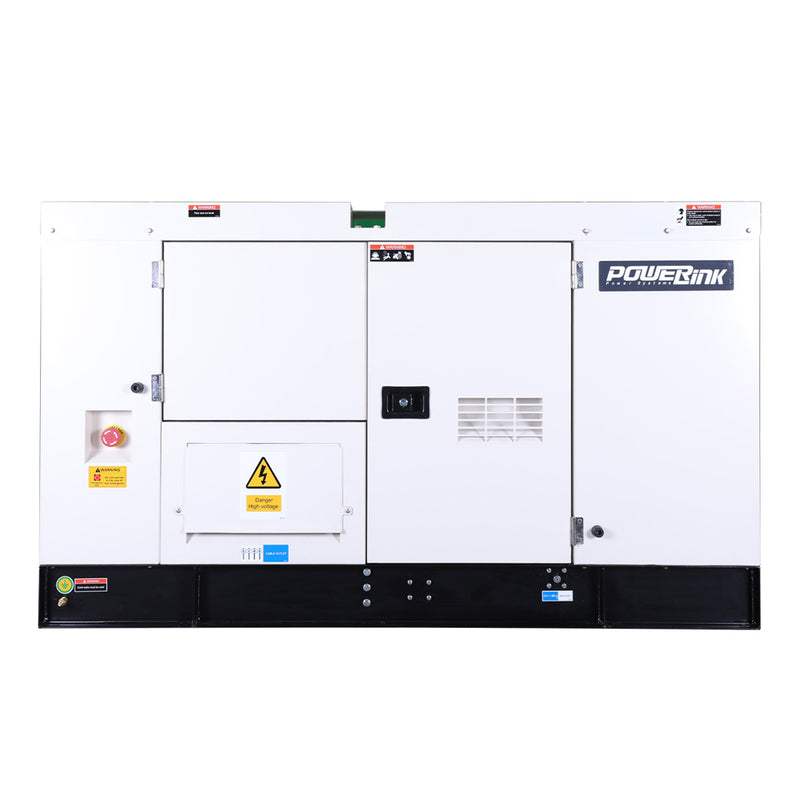  24KW Natural Gas Generator 415V, 3 Phase: Powered by PowerLink GR24S-NG - Gogopower UK Front