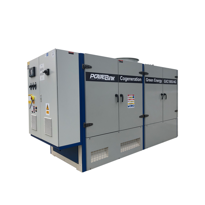 100KW Natural Gas Cogeneration Unit, 415V, 3 Phase: Powered by PowerLink GXC100S-NG