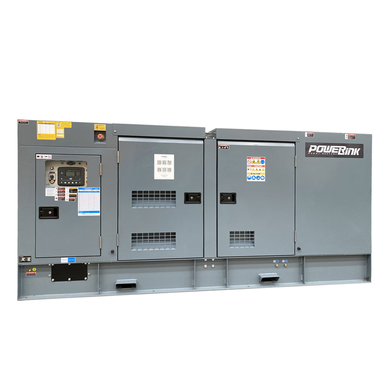 50KW Natural Gas Generator 415V, 3 Phase: Powered by PowerLink GXE50S-NG Front