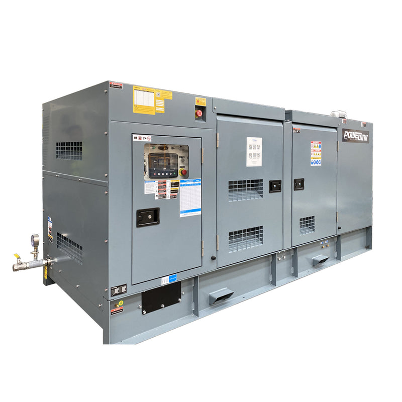 50KW Natural Gas Generator 415V, 3 Phase: Powered by PowerLink GXE50S-NG Side