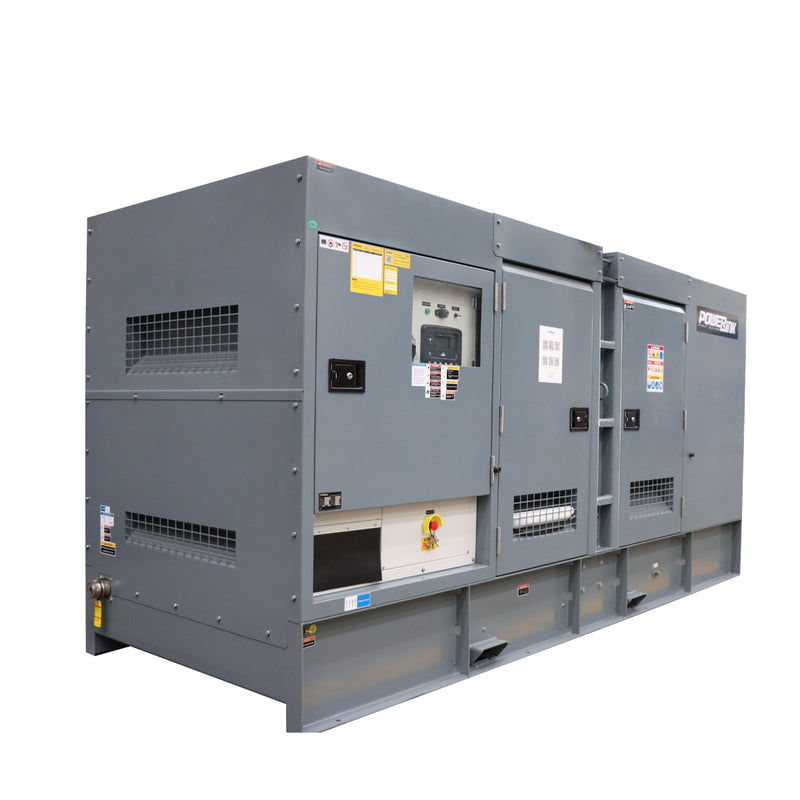 200KVA Potise Diesel Generator Set Soundproof 400V, 3Phase: DT200P5S-EU Side